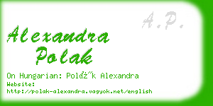 alexandra polak business card